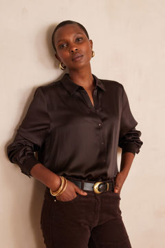 Picture of CARLA BLOUSE IN SATIN